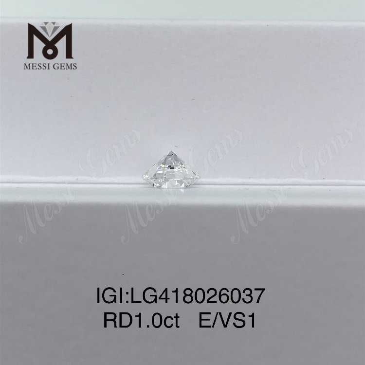 1캐럿 E/VS1 EX VG 랩그로운 다이아몬드 라운드 