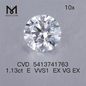 1.13ct E cvd 다이아몬드 vvs 루즈 백인 인공 다이아몬드 공장 가격