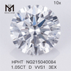 HPHT 실험실 다이아몬드 1.05CT D VVS1 3EX 실험실 성장 다이아몬드