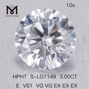 3CT HPHT E VS1 VG VG EX EX EX 실험실 재배 다이아몬드 구매 