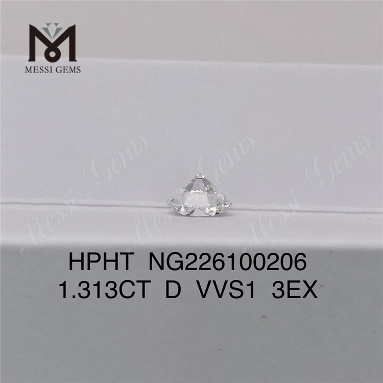 1.313CT D HPHT 인공 다이아몬드 VVS1 3EX 실험실 성장 다이아몬드 제조업체 가격