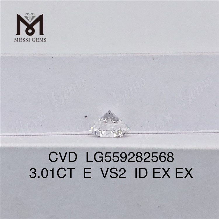 3.01CT E VS2 ID EX EX 3캐럿 랩 다이아몬드 가격 CVD LG559282568