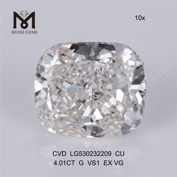 4.01CT G cvd 실험실에서 성장한 다이아몬드 제조업체 vs1 cvd 주얼리용 느슨한 합성 다이아몬드