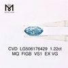 1.22ct 블루 합성 다이아몬드 VS1 IGI 랩 다이아몬드