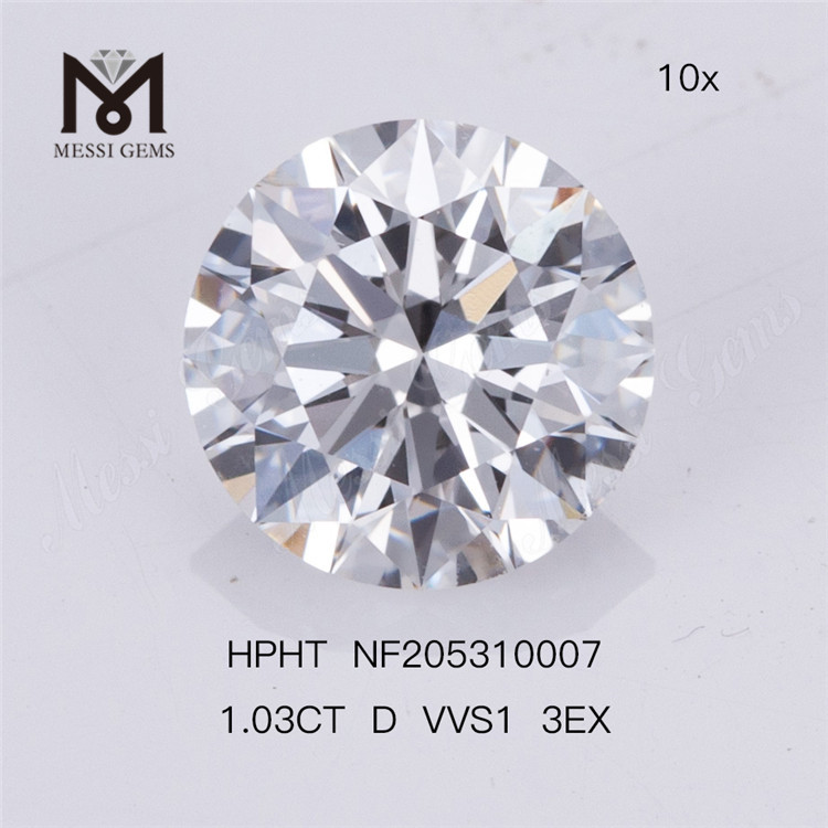 도매 가격 1.03ct D VVS1 RD 저렴한 인공 다이아몬드