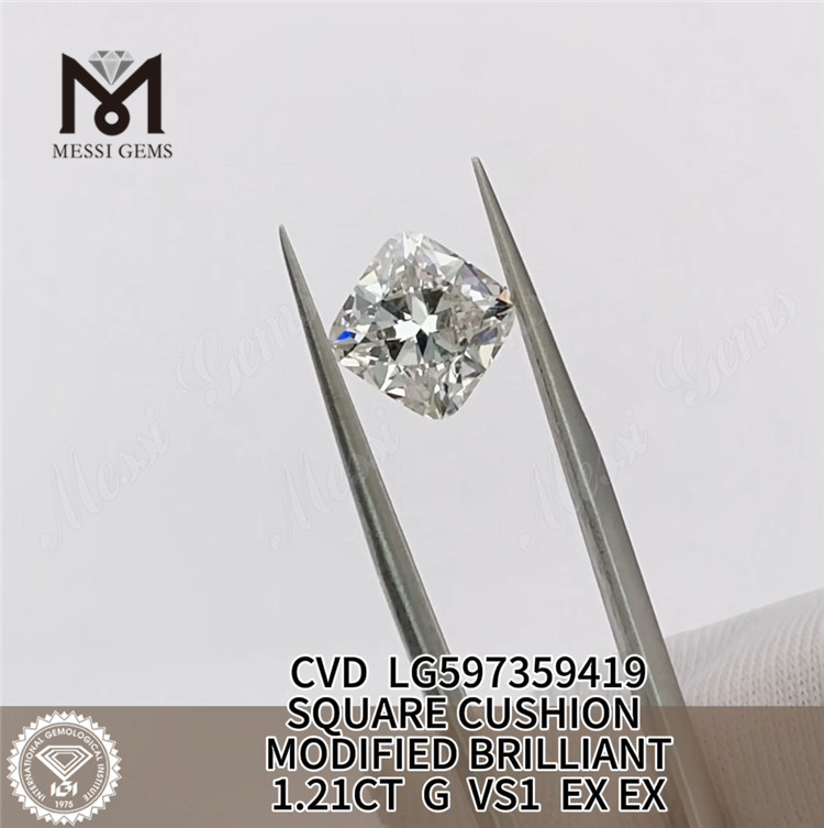 1.21CT G VS1 cu 랩 성장 다이아몬드 캐럿당 가격 환경 보호丨Messigems LG597359419 