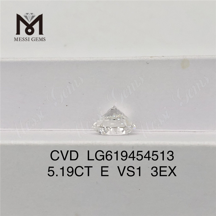 5.23CT E VS1 3EX 라운드 시뮬레이션 다이아몬드 CVD LG619454515丨 메시지