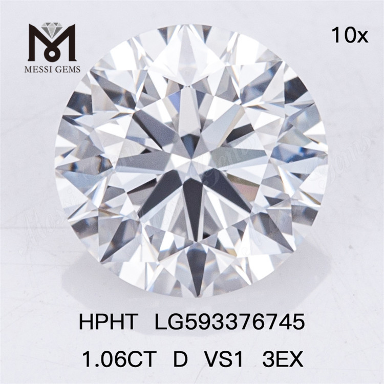 1.06CT D 3EX VS HPHT 다이아몬드 HPHT LG593376745