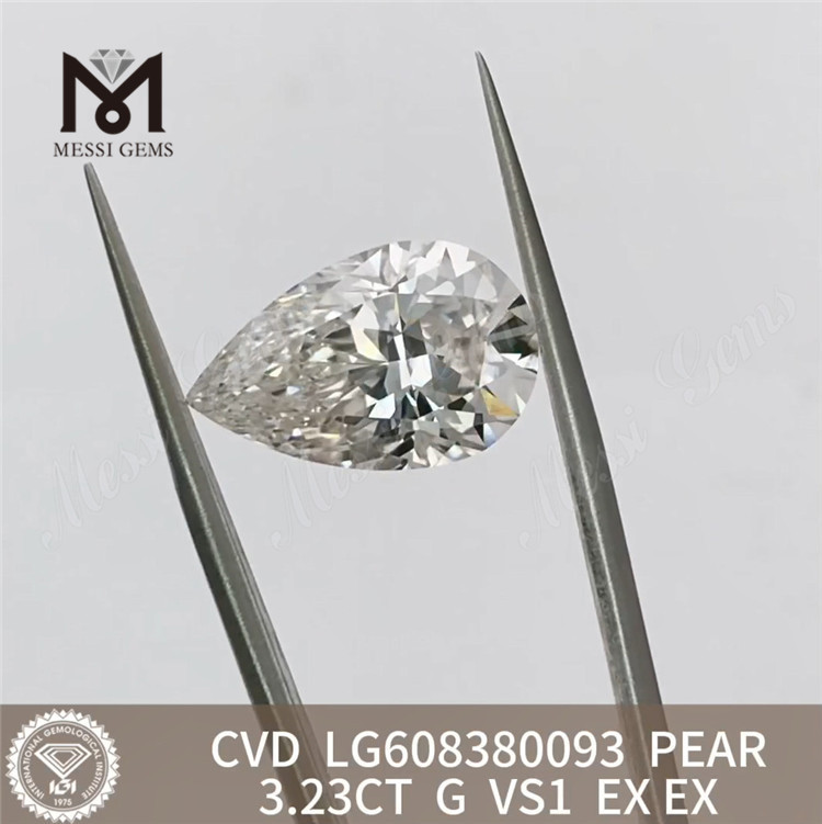 주얼리 디자이너를 위한 다이아몬드 VS 품질이 저렴한 CVD 다이아몬드용 3.23ct igi 인증서丨Messigems LG608380093