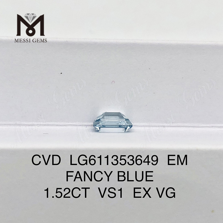 1.52CT VS1 EM FANCY BLUE CVD 성장 브릴리언스 다이아몬드 우수 표준 LG611353649 