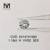 1.18ct H rd lab 다이아몬드 3EX vvs cvd 다이아몬드 온라인 공장 가격 구매