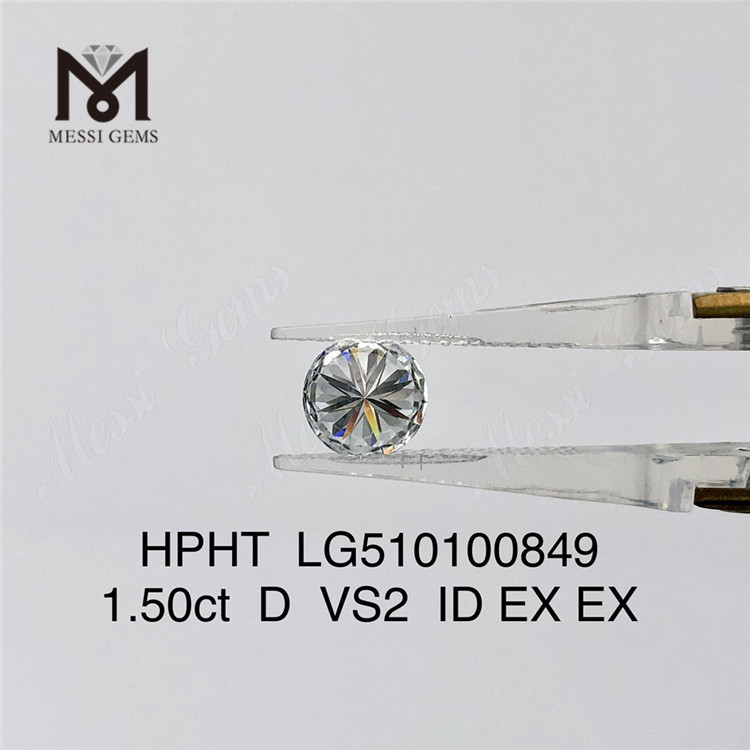 1.50CT D VS hpht 다이아몬드 EX 랩 다이아몬드 공장 가격