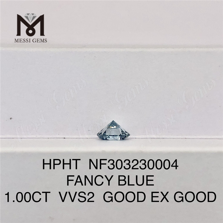 1CT VVS2 GOOD EX GOOD 팬시 블루 도매 랩 다이아몬드 HPHT NF303230004