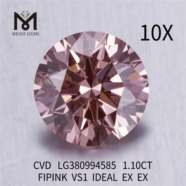 1.10CT FIPINK VS1 IDEAL EX EX cvd 다이아몬드 도매 LG380994585 