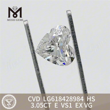 3.05CT E VS1 HS 가장 저렴한 실험실 성장 다이아몬드 CVD丨Messigems LG618428984