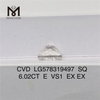 6.02CT SQ E VS1 EX EX 가장 큰 실험실 제작 다이아몬드 CVD LG578319497