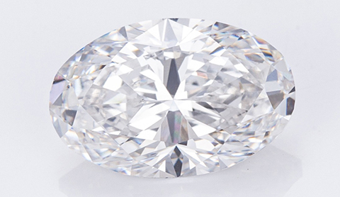  OVAL 실험실 성장 다이아몬드 