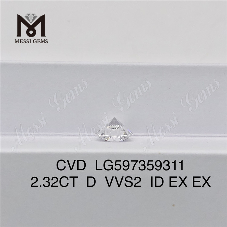2.32ct igi 다이아몬드 D VVS2 CVD 멋진 다이아몬드 도매 가격丨LG597359311 Messigems
