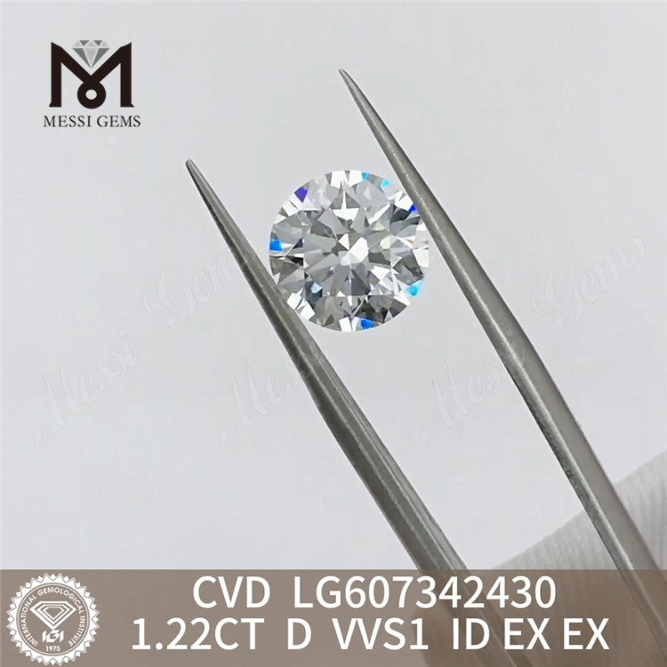 1.22CT D VVS1 랩 다이아몬드 1캐럿 CVD 컬렉션丨 메시지젬 LG607342430