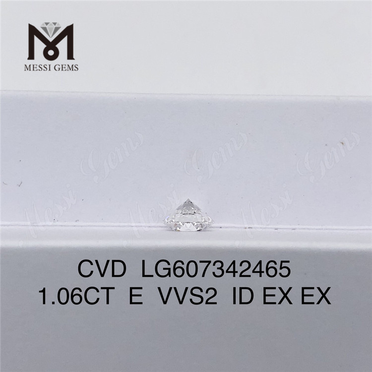 B2B용 1캐럿 실험실 성장 다이아몬드의 1.06CT CVD E VVS2 가격 丨Messigems LG607342465 