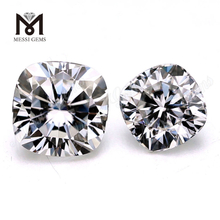 쿠션 12*12mm moissanite 다이아몬드 도매 최고 품질 vvs 흰색 느슨한 moissanite