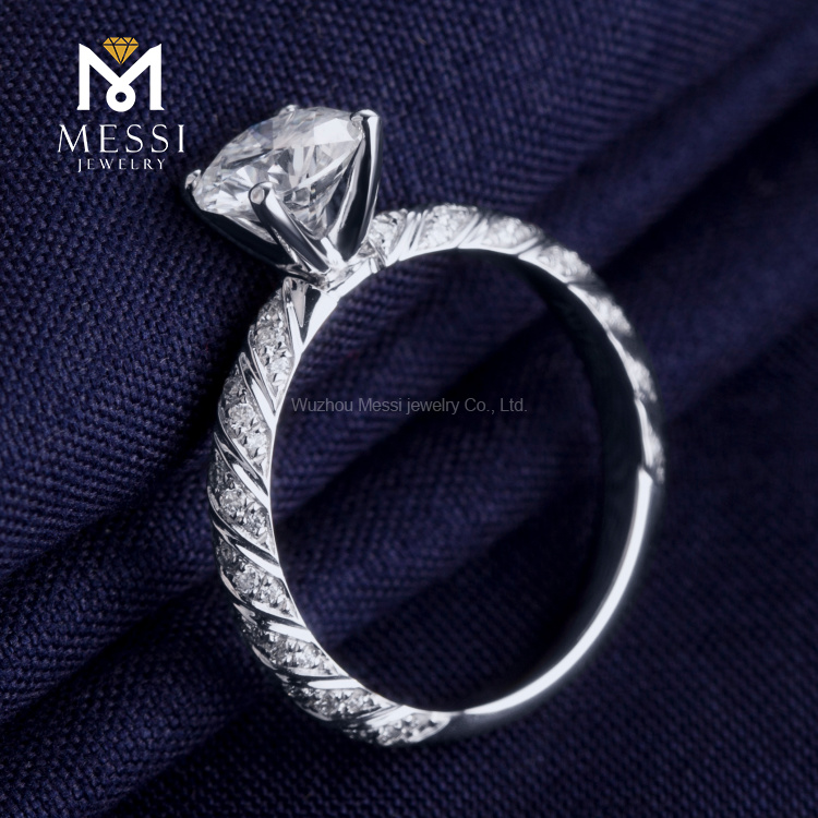 Moissanite 결혼 반지