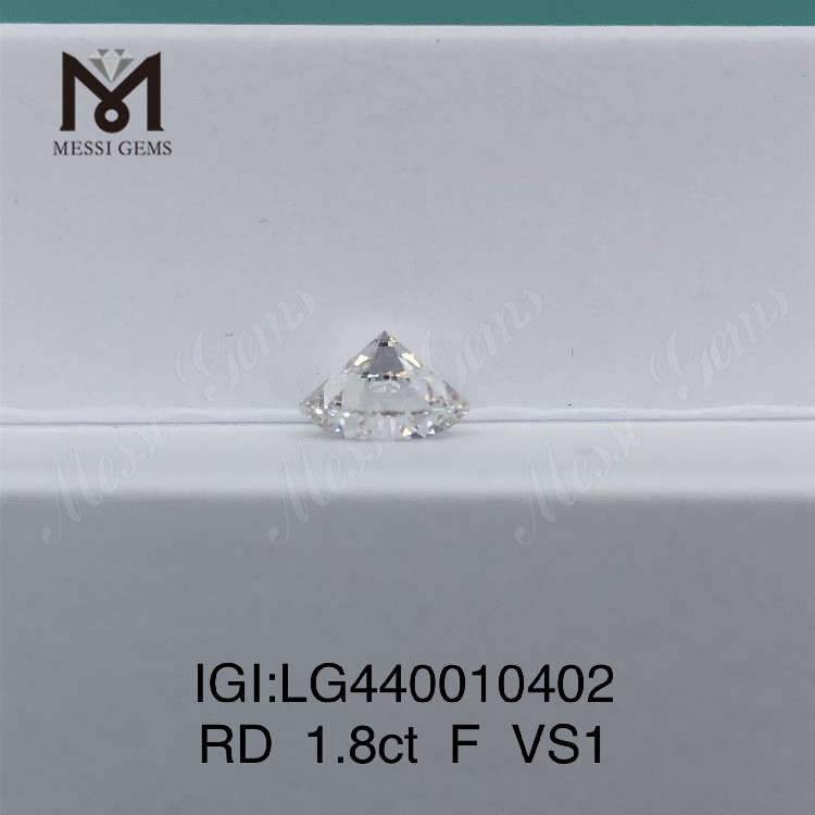 1.8캐럿 F VS2 3EX 라운드 온라인 실험실 성장 다이아몬드