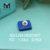 1.03CT D/SI2 라운드 VG 실험실 성장 다이아몬드
