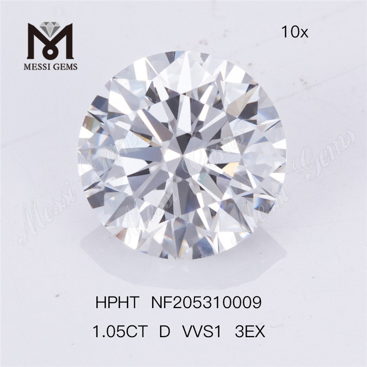 1.11ct D VS1 3EX 루즈 HPHT 인공 다이아몬드 연구소 다이아몬드 공장 재고 