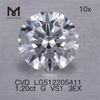 1.20ct VS 저렴한 루즈 cvd 랩 다이아몬드 G 3EX 1캐럿 인공 다이아몬드 저렴한 가격
