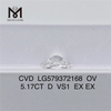 5.17CT OV D VS1 EX EX 저렴한 합성 다이아몬드 CVD LG579372168