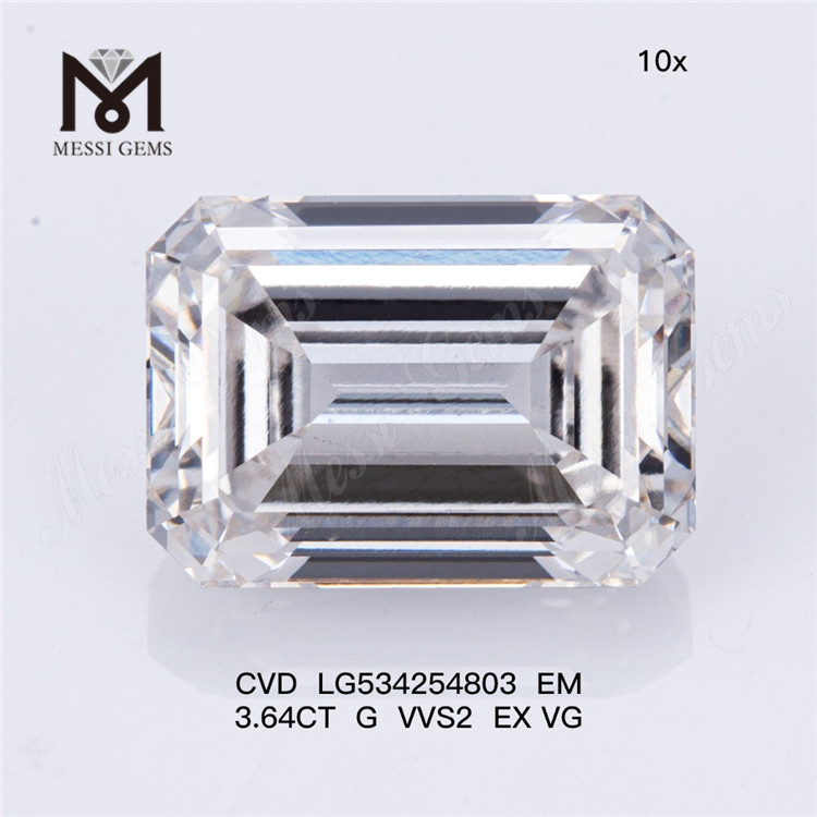 3.64CT G VVS2 EX VG EM 최고의 온라인 랩 다이아몬드 CVD LG534254803