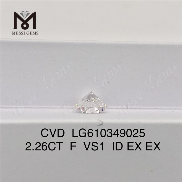 2.26CT F VS1 Lab Grown Perfection 인공 다이아몬드 판매용 Explore丨Messagems CVD LG610349025