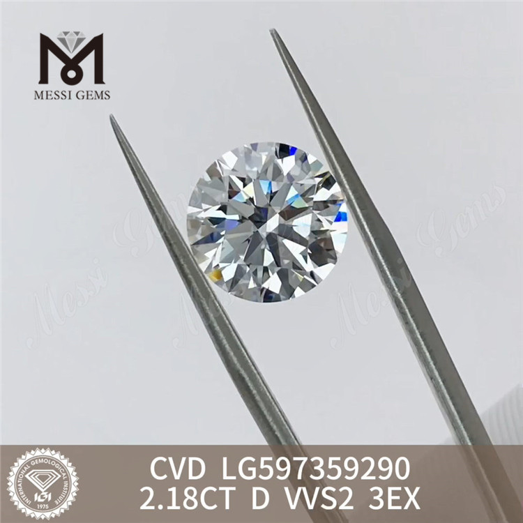 2.18CT D VVS2 3EX 눈부신 Vvs Cvd 연구소 재배 다이아몬드 가격 LG597359290 