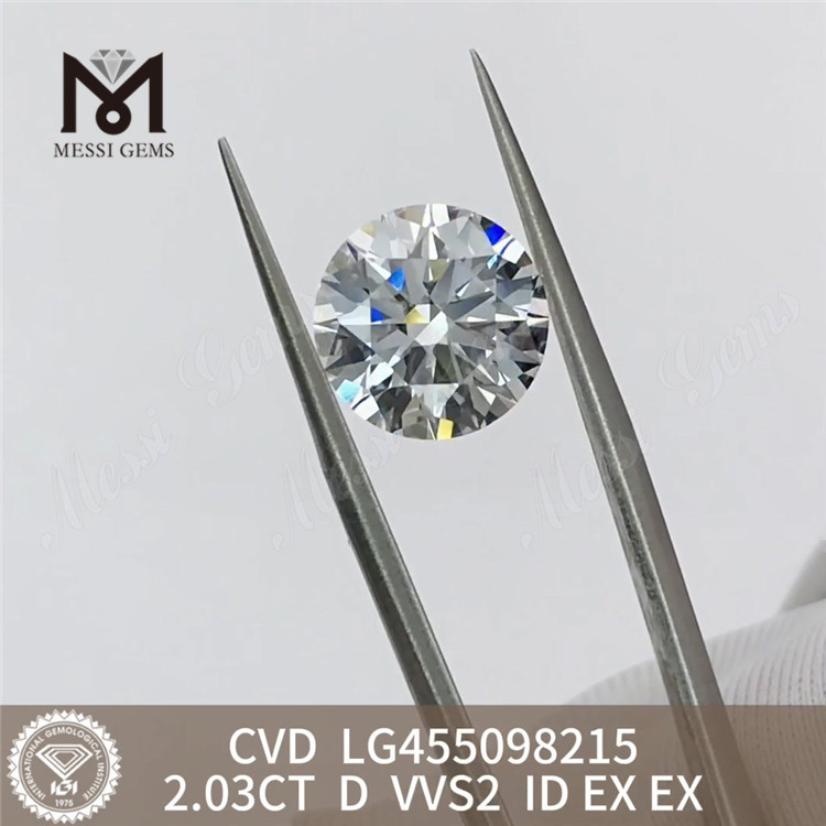 2.03CT D VVS2 2ct IGI 인증 다이아몬드 도매 가격丨Messigems LG455098215 
