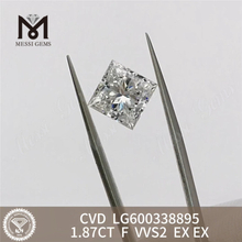1.87CT F VVS2 CVD 1캐럿 랩그로운 다이아몬드 SQ Premium Choices 丨Messigems LG600338895 
