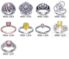 지속적인 사랑의 상징인 옐로우 랩 그로운 다이아몬드 1캐럿 쿠션 컷 링