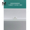 1.090ct G 도매 루즈 랩 그로운 다이아몬드 VS2 EX