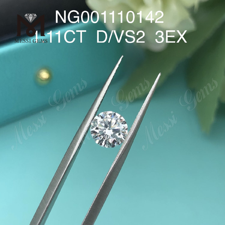 1.11ct VS2 RD D EX 컷 랩 다이아몬드 캐럿당 가격