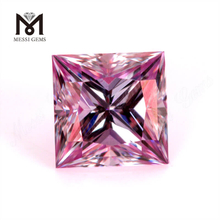 6.5*6.5mm 핑크 색상 가격 컷 Moissanite 도매 가격 Moissanite 제조 업체