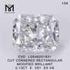 2.13CT E VS 루즈 다이아몬드 도매 EX VG 직사각형 cvd 다이아몬드 판매