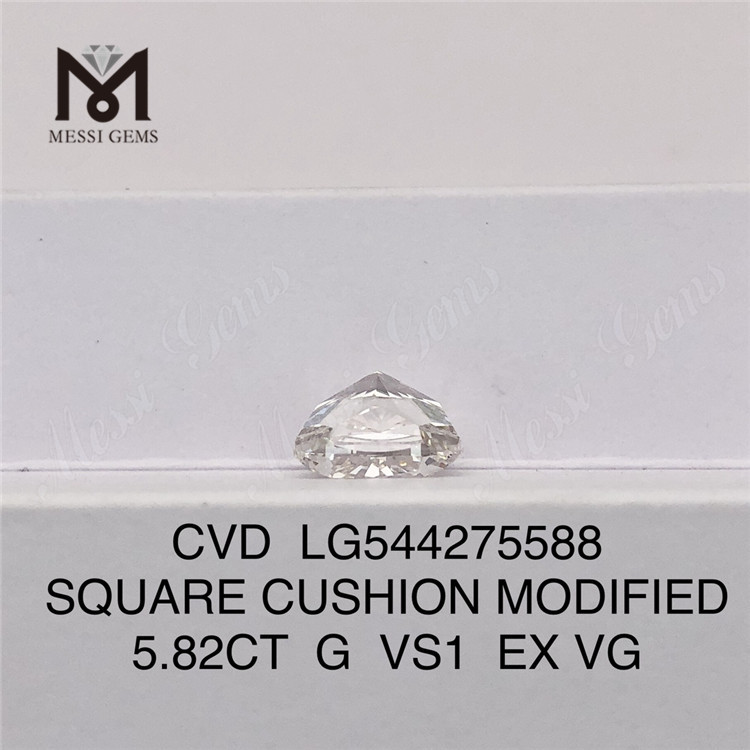 5.82CT G VS1 흰색 느슨한 실험실 다이아몬드 cvd 느슨한 cvd 실험실에서 만든 다이아몬드 판매