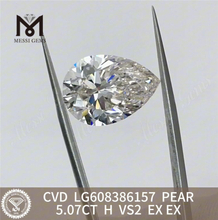 5.07CT PEAR H VS2 igi lab에서 제작한 다이아몬드 IGI Certified Brilliance丨Messigems LG608386157 