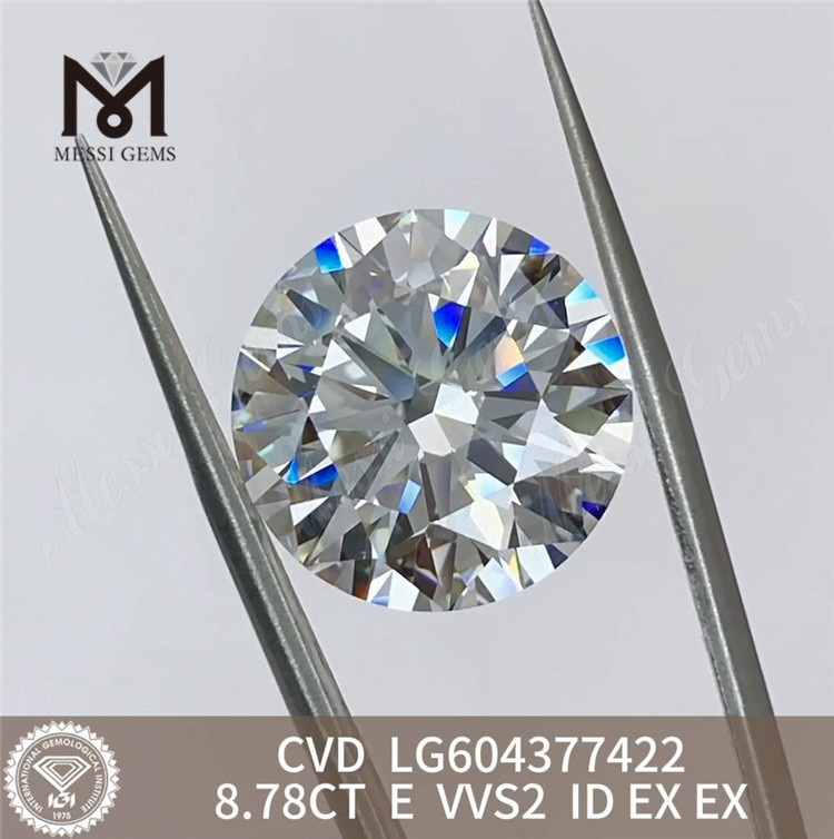 디자이너용 8.78CT E VVS2 ID vvs cvd 다이아몬드 LG604377422丨Messigems