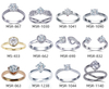 3ct EF VVS 베젤 세트 링 14k 골드 랩 그로운 다이아몬드 약혼 반지 판매 중