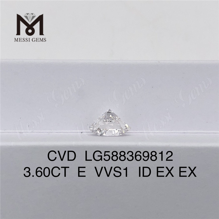3.6ct Igi 다이아몬드 E VVS1 CVD 다이아몬드 지속 가능한 럭셔리丨 메시지젬 LG588369812