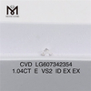 지속 가능한 주얼리를 위한 1.04CT E VS2 CVD 연구소 다이아몬드丨Messigems LG607342354