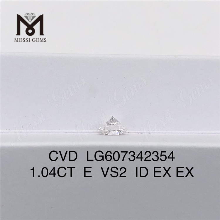 지속 가능한 주얼리를 위한 1.04CT E VS2 CVD 연구소 다이아몬드丨Messigems LG607342354