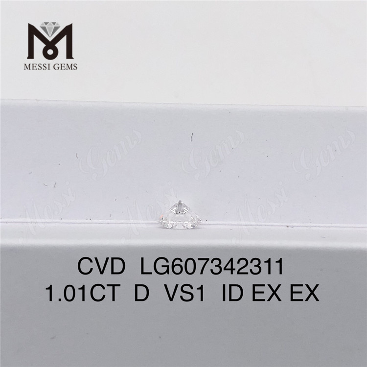 1.01CT D VS1 CVD 다이아몬드 Lab-Grown Luxury丨 메시지젬 LG607342311 