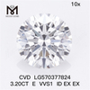 3.20CT E VVS1 ID EX EX 3캐럿 합성 다이아몬드
